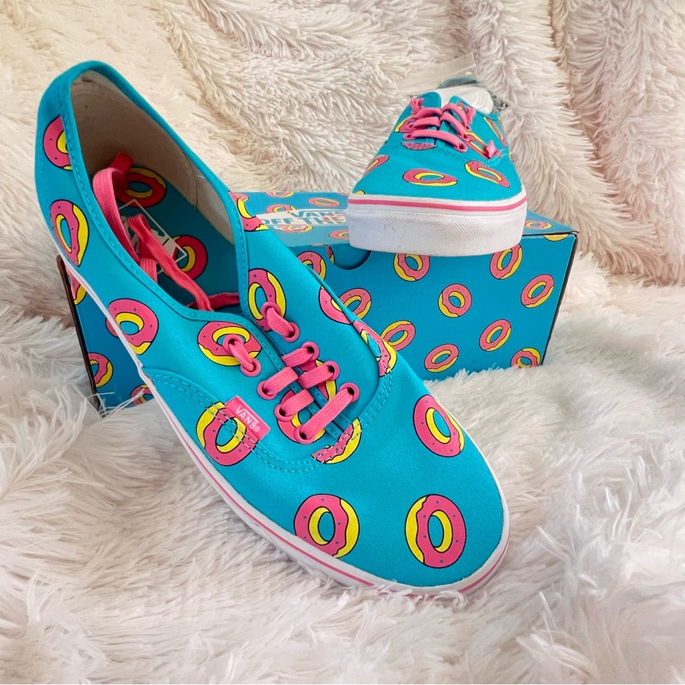 VANS Authentic x Odd Future Donut Scuba Blue Size 11.5 with Box